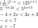 (\frac{1}{25})^{2-x}