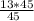 \frac{13 * 45}{45\\}