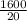 \frac{1600}{20}