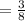 =\frac{3}{8}