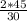 \frac{2*45}{30}