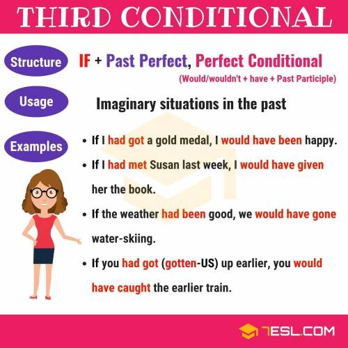 Make Third Conditional sentences for each of the situations. I didn’t have enough time. I didn’t go