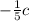 -\frac{1}{5}c\\