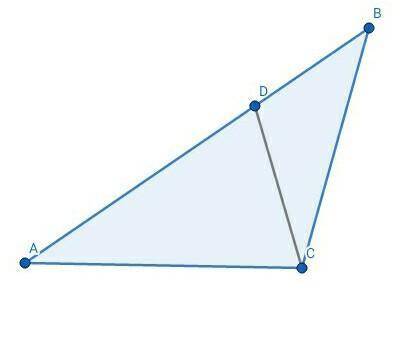 В треугольнике АВС точка D на стороне АВ выбрана так, что АС = AD. ∠А треугольника АВС равен 26°, а