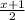 \frac{x+1}{2}