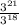 \frac{ {3}^{21} }{ {3}^{18} }