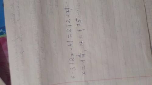 1) Обчислити 2)(3 1\8 - 2 5\12) × (-1 4\17) 2) Розв'язати рівняння 1)х+2,4\7 = х- 0,3\3,5 2) 6-3(2х-