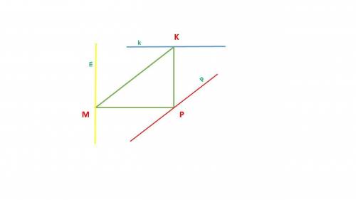 Постройте треугольник MNK. Проведите через каждую его вершину прямую, параллельную противоположной с