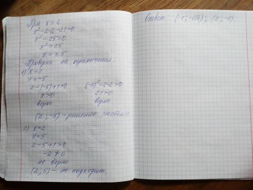 11 класс, алгебра п о м о г и т е Решите систему уравнений 3^log3(x-y+1)=x^2-y+1Log корень 21(y^2-x)