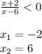 \frac{x+2}{x-6}