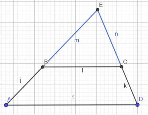 От Продовження бічних сторін АВ і СD трапеції АВСD перетинаються в точці Е. Знайдіть відрізок ЕD, як