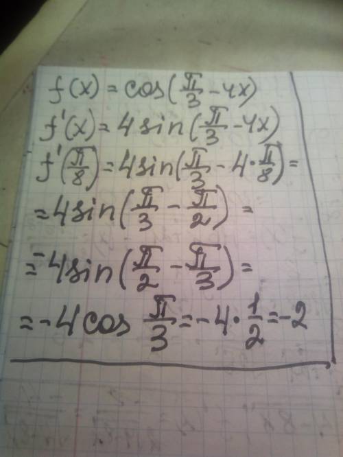 Найдите значение производной сложной функции в точке x_{0}:Решить выделенный пример обязательно, ост