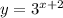 y=3^{x+2}