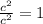 \frac{c {}^{2} }{c {}^{2} } = 1