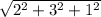 \sqrt{2^2+3^2+1^2}