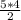 \frac{5*4}{2}