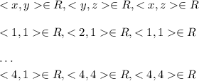 \in R,\in R,\in R\\\\\ \in R,\in R, \in R\\\\\cdots\\\in R,\in R, \in R