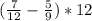 (\frac{7}{12}-\frac{5}{9})*12