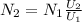 {N_2} = {N_1}\frac{{{U_2}}}{{{U_1}}}