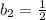 b_{2}=\frac{1}{2}