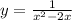 y=\frac{1}{x^2-2x}