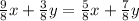 \frac{9}{8}x+\frac{3}{8}y= \frac{5}{8}x+\frac{7}{8}y