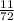 \frac{11}{72}