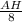 \frac{AH}{8}