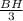 \frac{BH}{3}