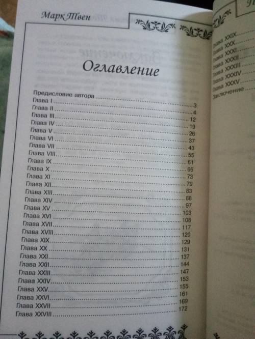 Как называется первая глава книги Приключения Тома Сойера​