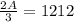 \frac{2A}{3} =1212\\