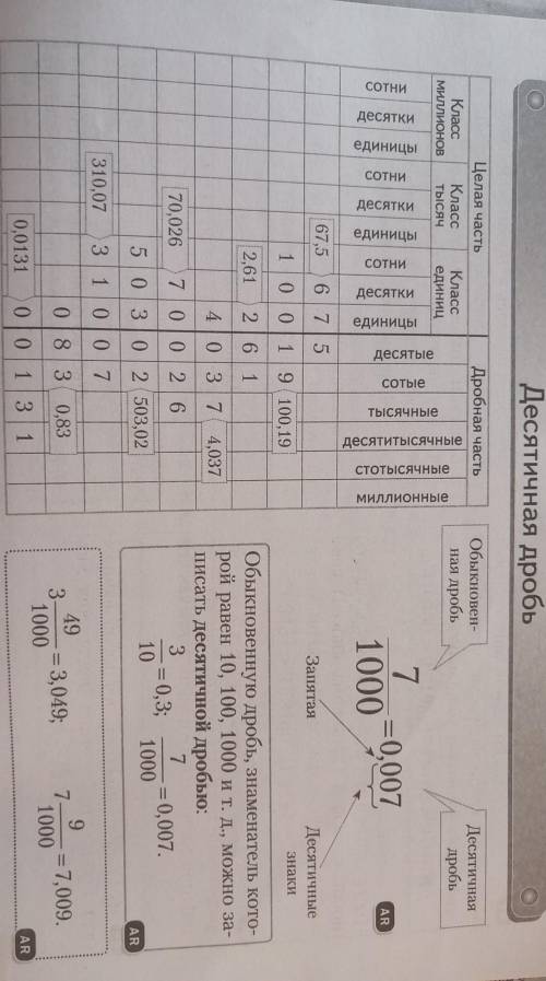 Как решаются десятичные дроби и обычные? ​