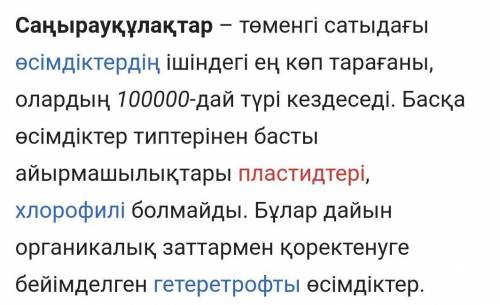 Бактерия мен саңырауқұлақтардың айырмашылығы?