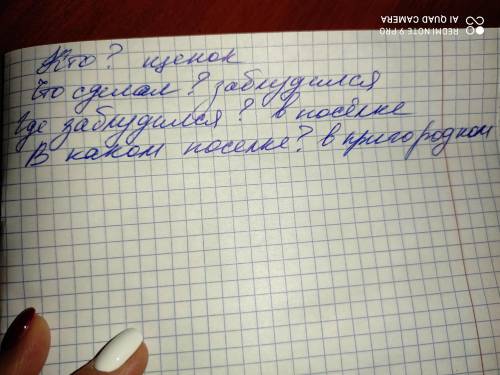 Поставить вопрос к каждому слову предложении.Щенок заблудился в пригородном посёлке.