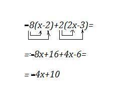 -8(x-2)+2(2x-3)ОЧЕНЬ ОЧЕНЬЬЬЬЬЬ​