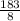 \frac{183}{8}