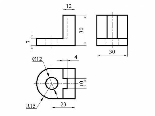 Начертите 3 вида,заранее