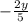 -\frac{2y}{5}