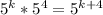 5^k*5^4=5^{k+4}