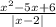 \frac{x^{2}-5x+6 }{|x-2|}