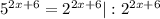 5^{2x+6} =2^{2x+6}|:2^{2x+6}