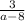 \frac{3}{a-8}