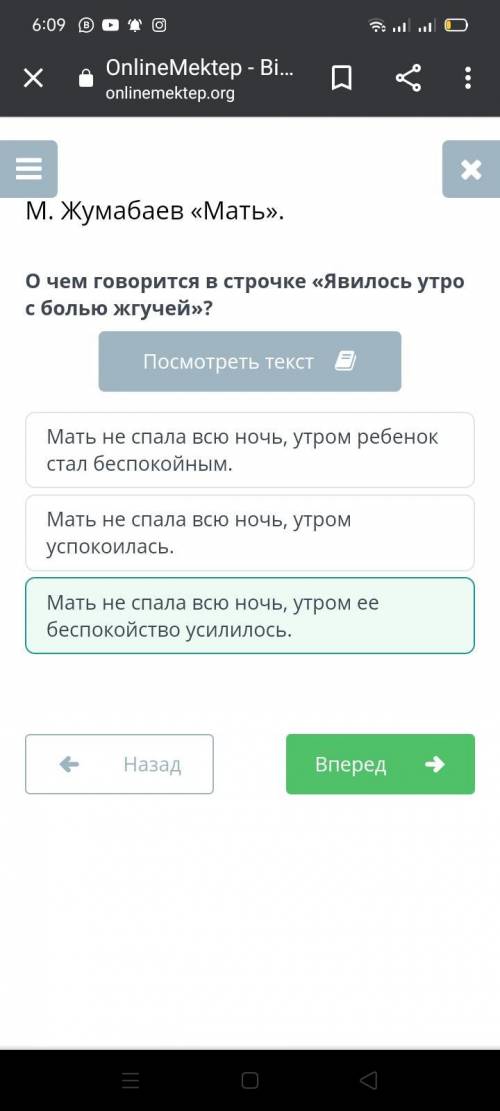 О чем говорится в строчке «Явилось утро с болью жгучей»?