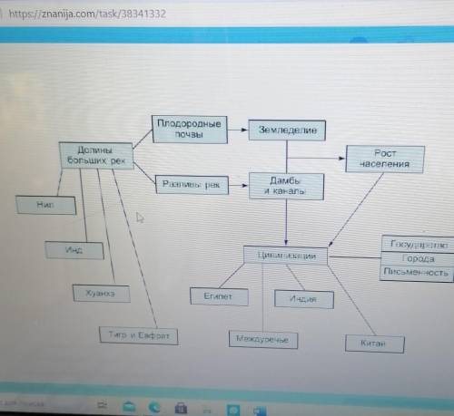 Составьте класстер на тему речные цивилизации​