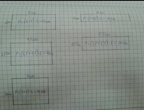 А) Начертите квадрат, прямоугольник и произвольный четырёхугольник с периметром 16 см. Б) Начертите