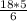 \frac{18*5}{6}