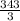 \frac{343}{3}