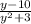 \frac{y - 10}{y {}^{2} + 3 }