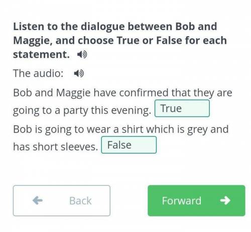 Listen to the dialogue between Bob and Maggie, and choose True or False for each state The audio:Bob