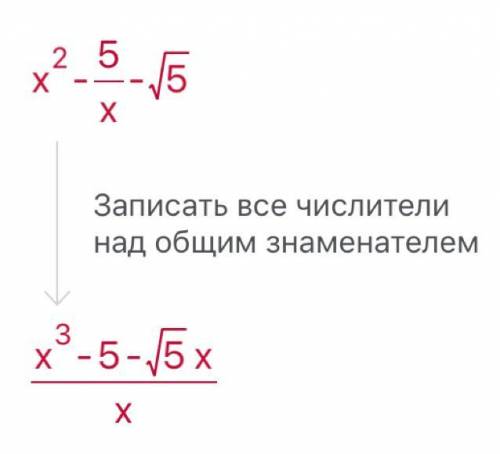 Сократите дробь x²-5/x-√5